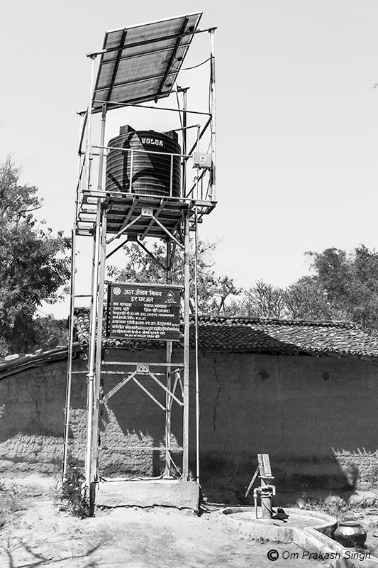 A non-functional single village scheme (SVS) in a ‘Har Ghar Jal’ village under Jal Jeevan Mission in Khunti district, Jharkhand, India